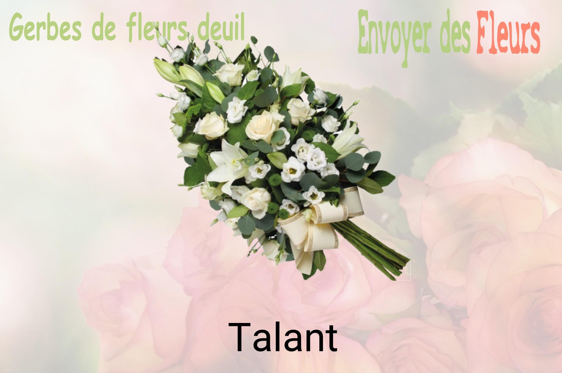 Gerbe de fleurs de deuil livrée à Talant